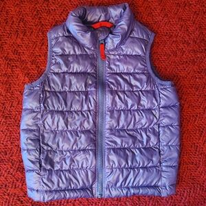 Primary Purple Puffer Vest NWOT